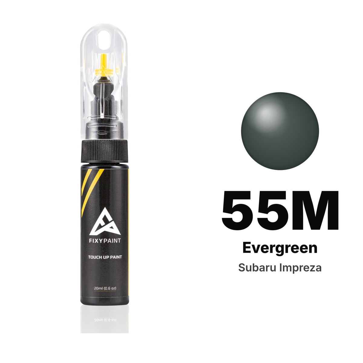 Touch-up paint for Subaru Impreza 55M Evergreen, Basic kit