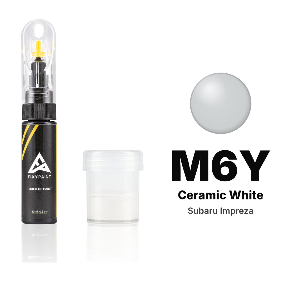 Touch-up paint for Subaru Impreza M6Y Ceramic White, Standard kit