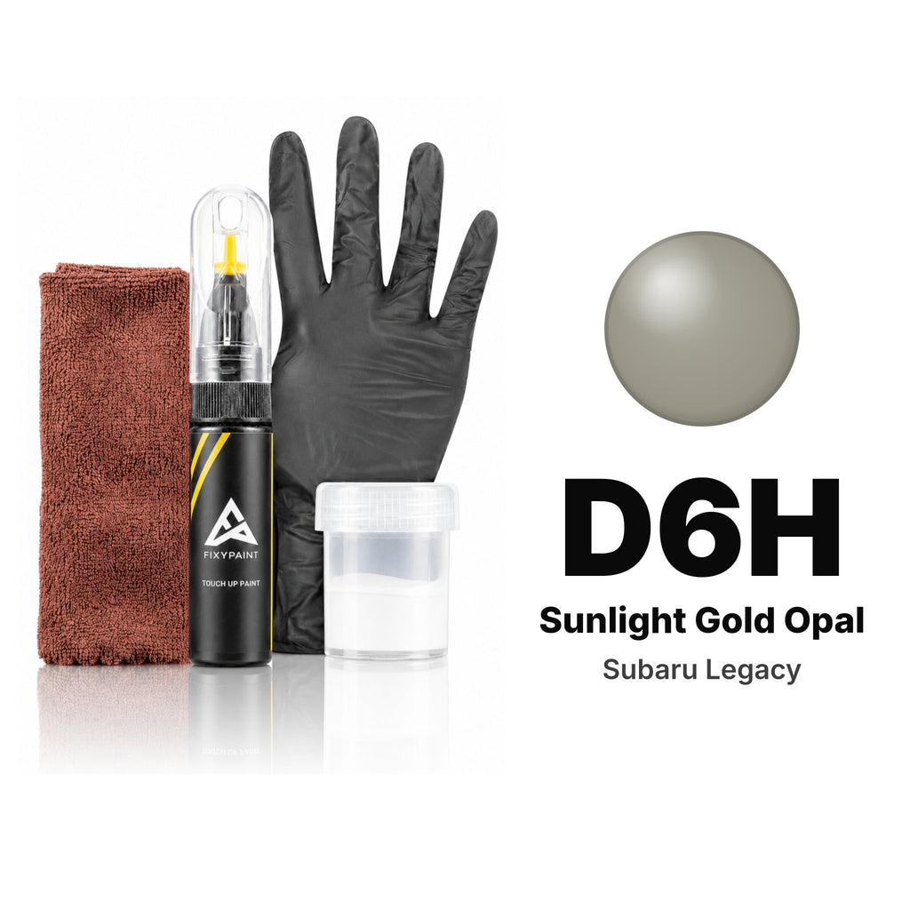 Touch-up paint for Subaru Legacy D6H Sunlight Gold Opal, Complete kit