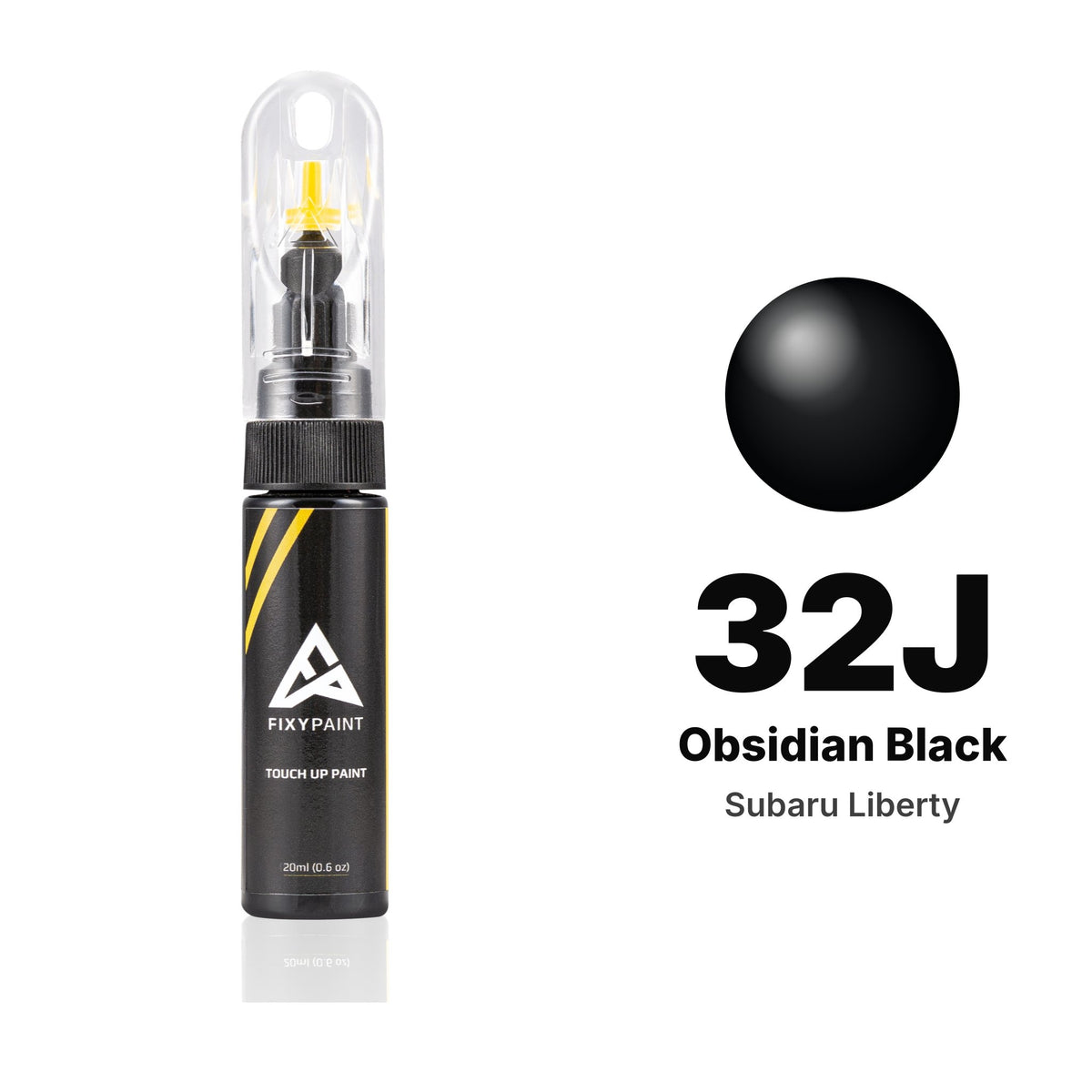 Touch-up paint for Subaru Liberty 32J Obsidian Black, Basic kit