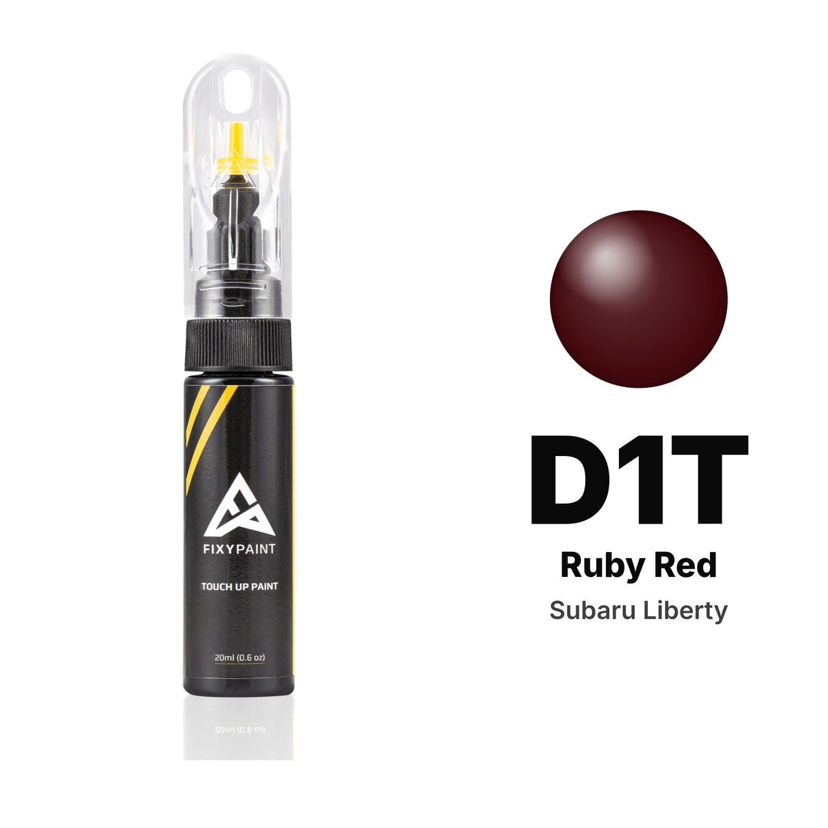 Subaru Liberty D1T Ruby Red touch-up paint, Basic kit