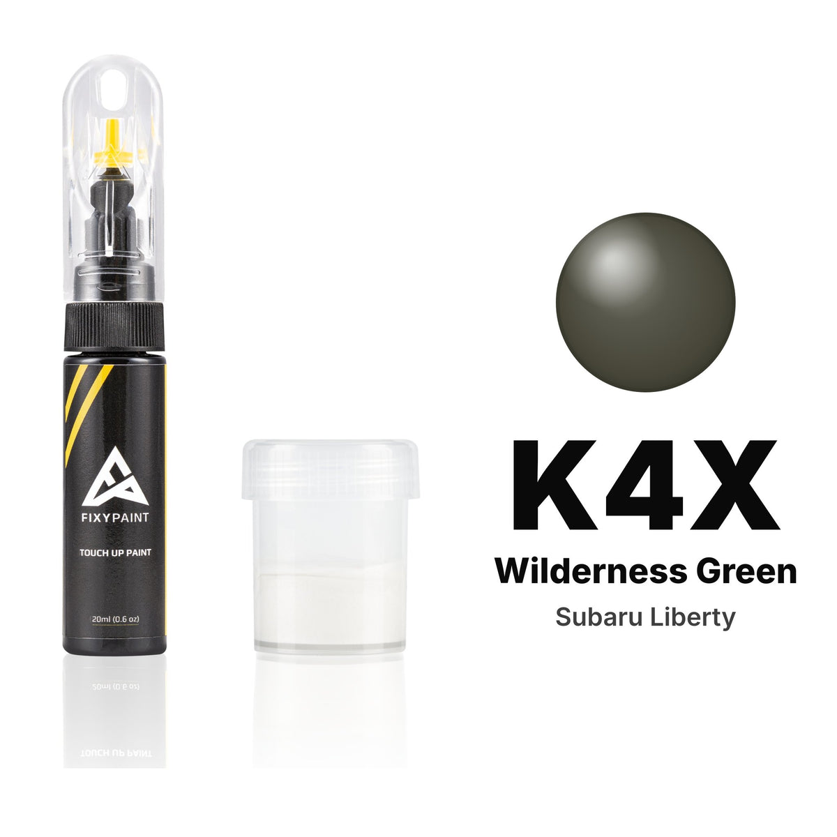 Touch-up paint for Subaru Liberty K4X Wilderness Green, Standard kit