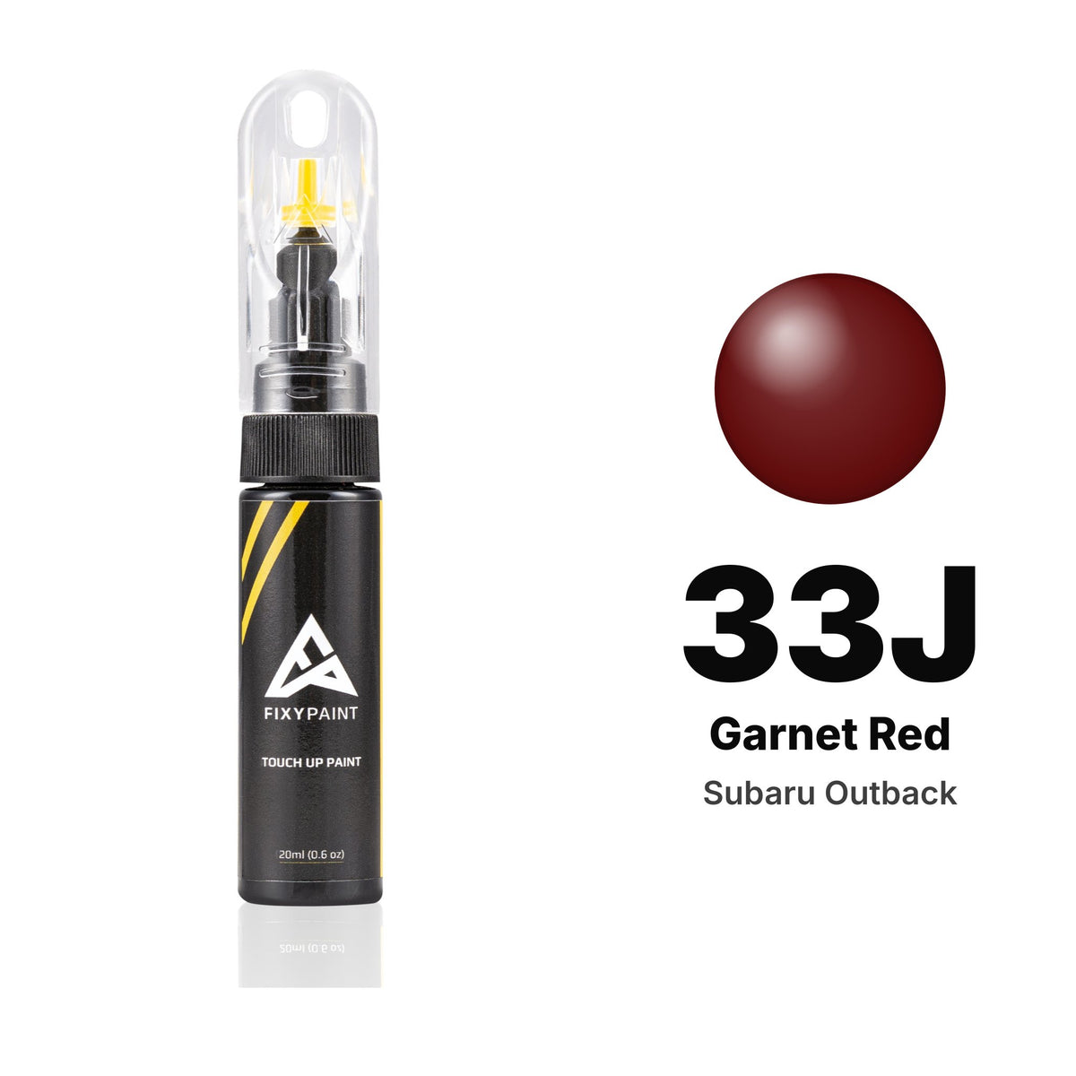 Subaru Outback 33J Garnet Red touch-up paint, Basic kit