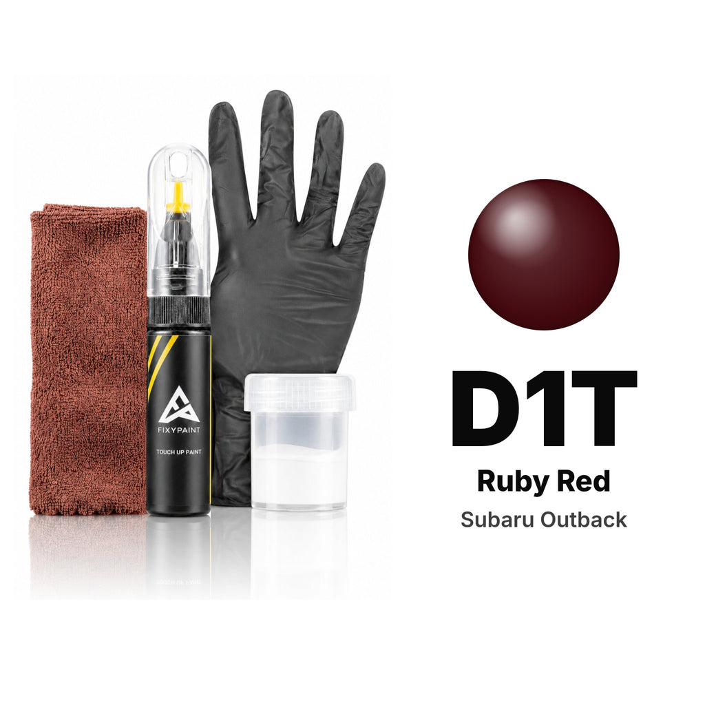 Touch-up paint for Subaru Outback D1T Ruby Red, Complete kit