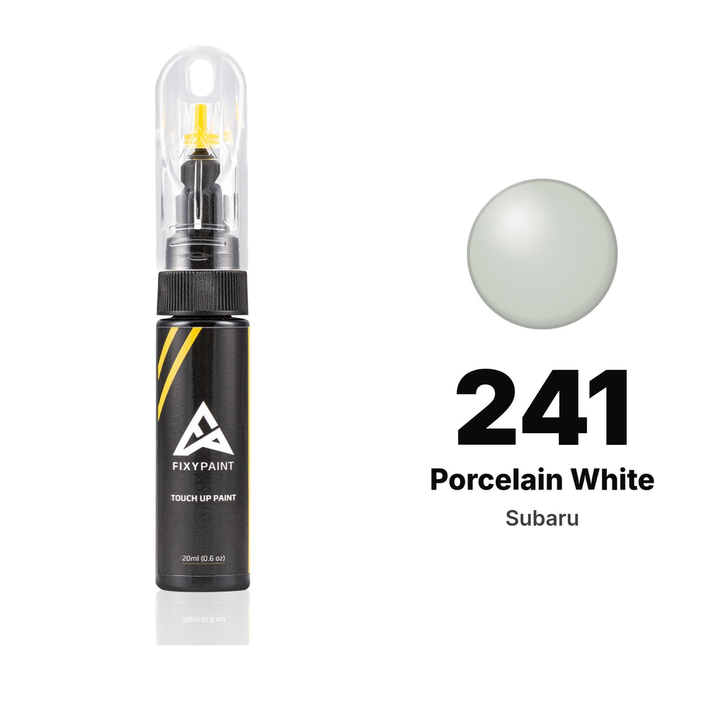 Touch-up paint for Subaru 241 Porcelain White, Basic kit
