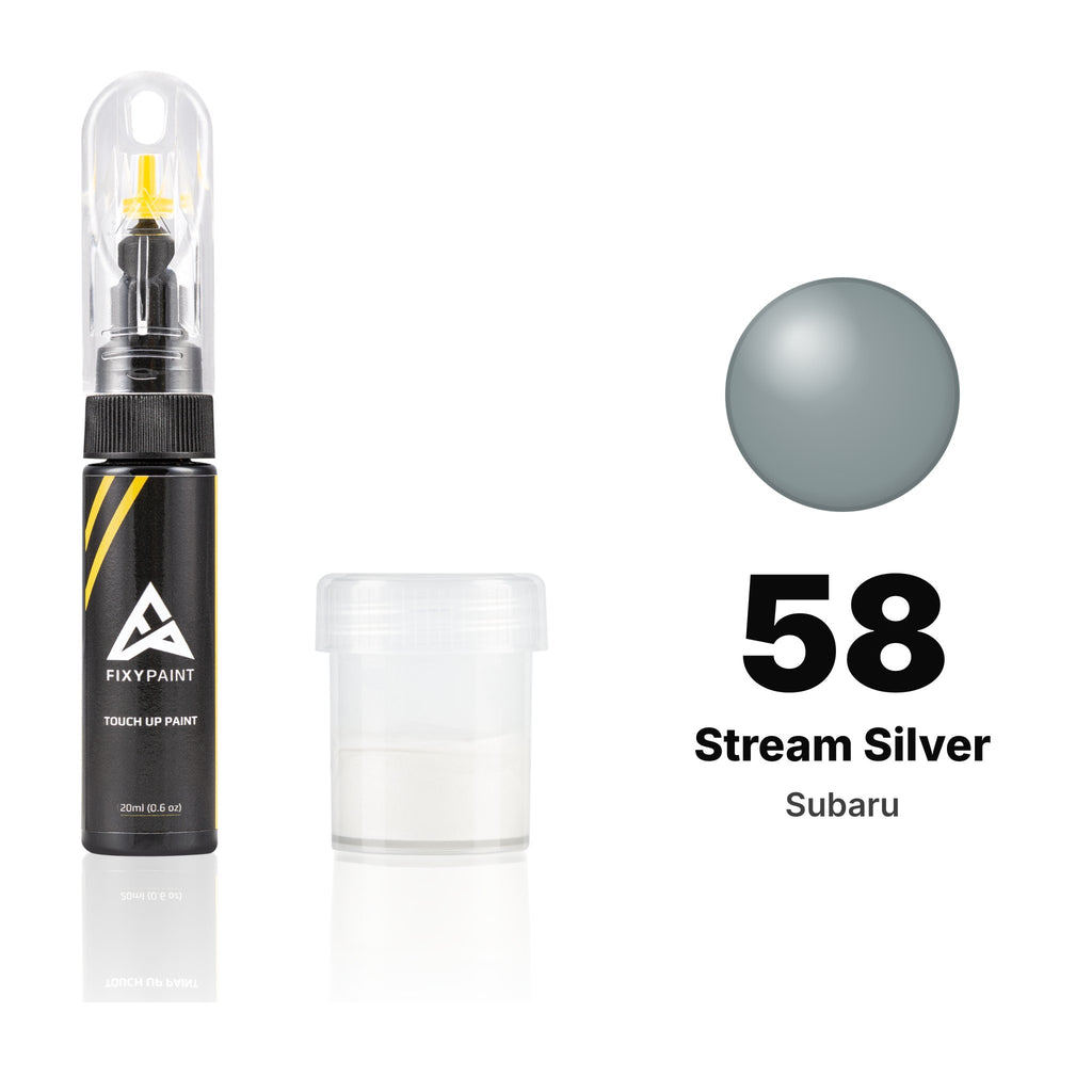 Touch-up paint for Subaru 58 Stream Silver, Standard kit