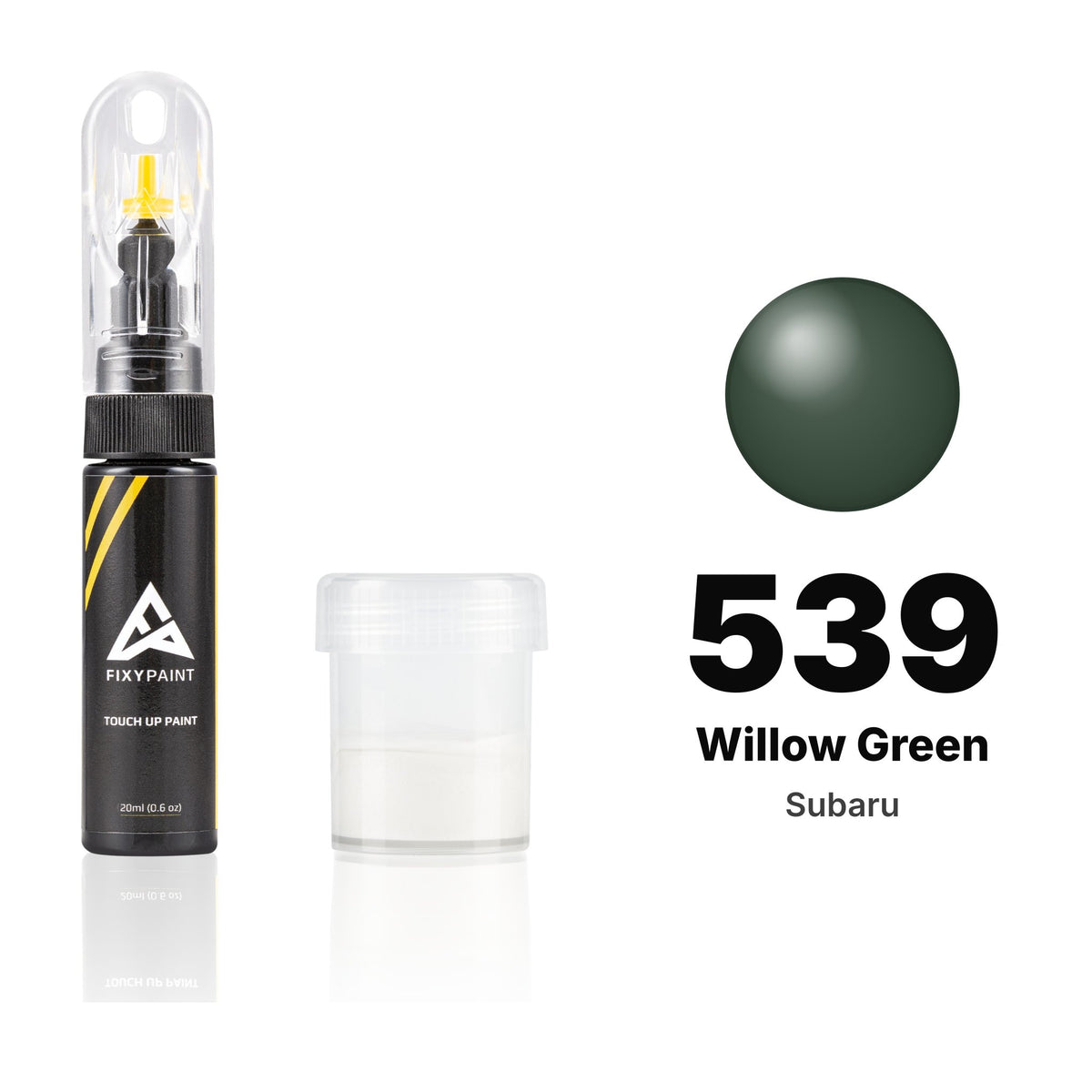 Vernice ritocco per Subaru – 539 Willow Green (tutti i modelli, 1985–1987), kit Standard
