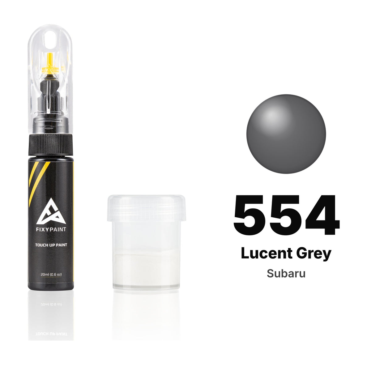 Vernice ritocco per Subaru – 554 Lucent Grey (tutti i modelli, 1985–1987), kit Standard
