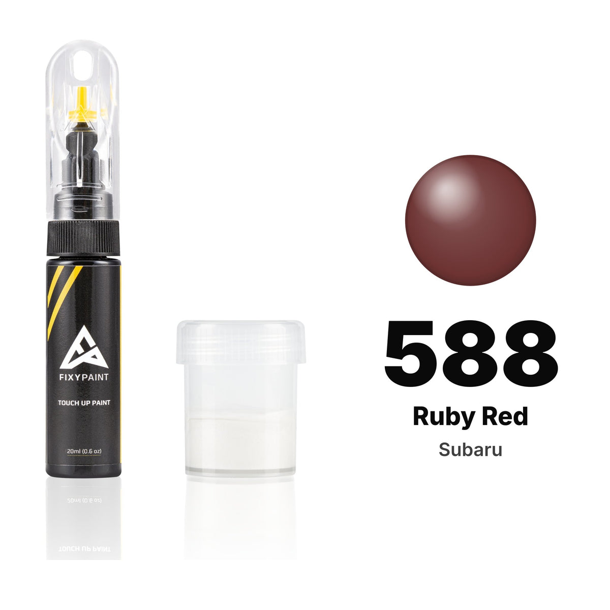 Vernice ritocco per Subaru – 588 Ruby Red (tutti i modelli, 1985–1987), kit Standard