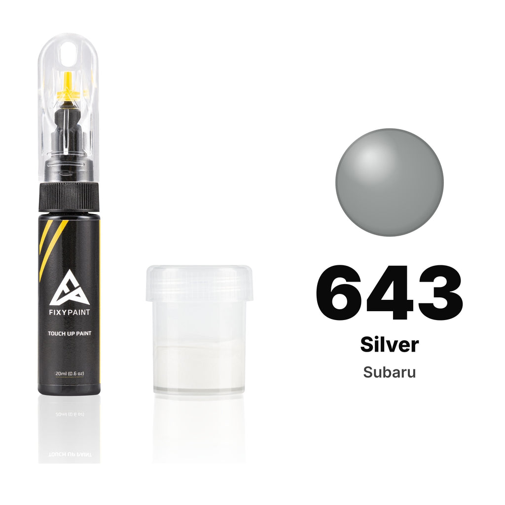 Lackstift für Subaru – 643 Silver (alle Modelle, ab 1985), Set Standard