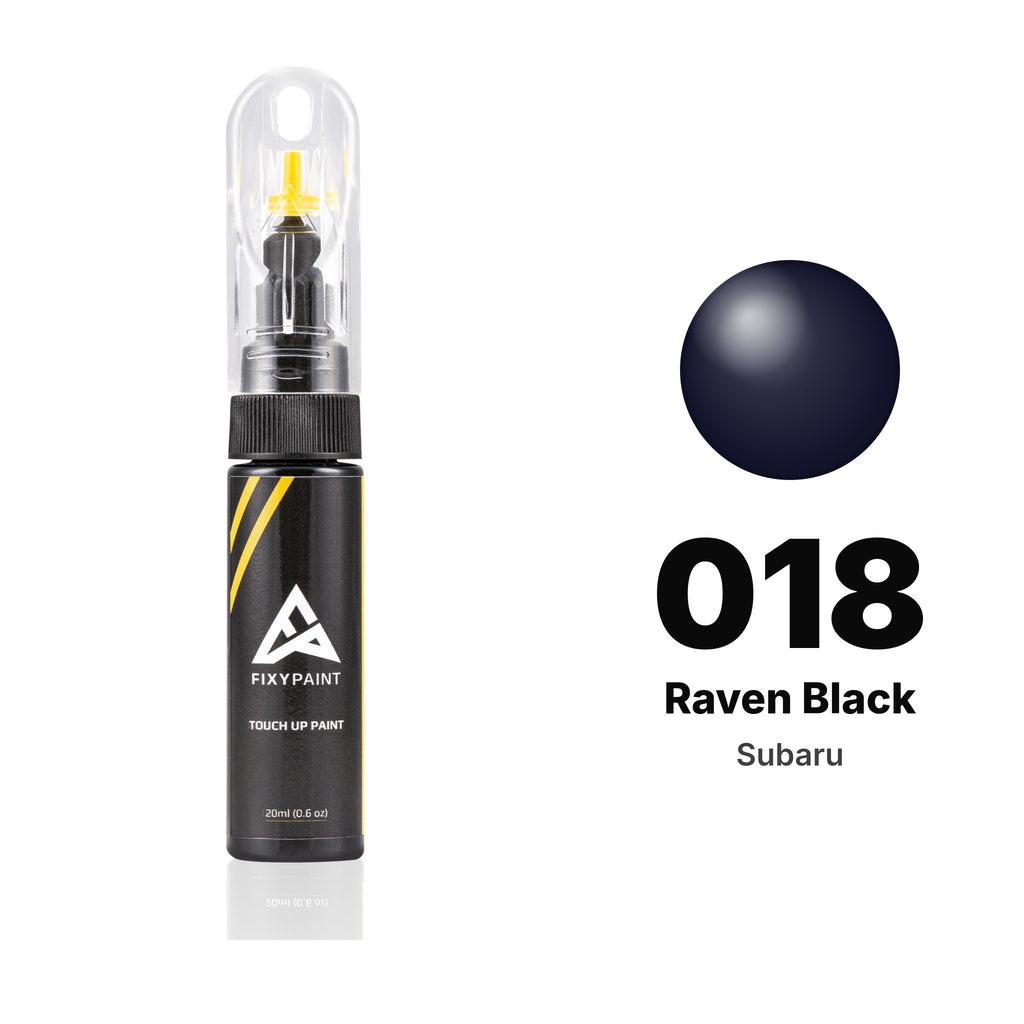 Vernice ritocco per Subaru – 018 Raven Black (tutti i modelli, 1989–1991), kit Base