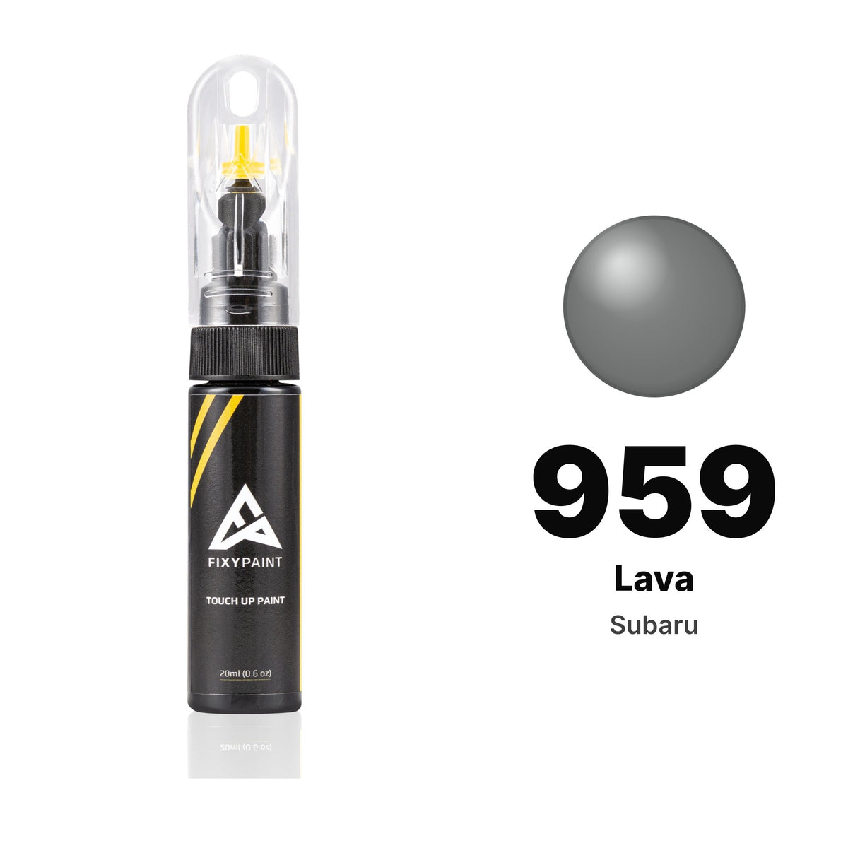 Touch-up paint for Subaru 959 Lava, Basic kit
