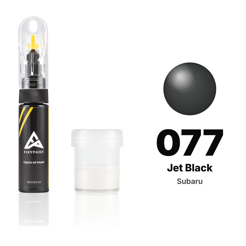 Touch-up paint for Subaru 077 Jet Black, Standard kit