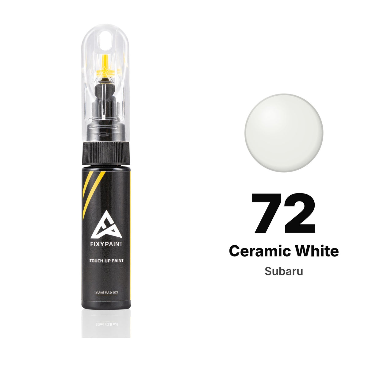 Lackstift für Subaru – 72 Ceramic White (alle Modelle, ab 1990), Set Basis