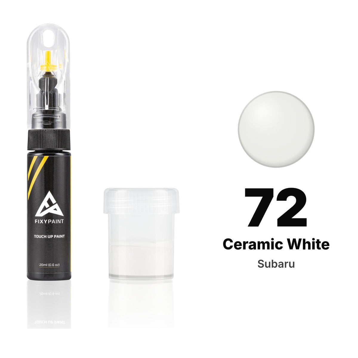 Lackstift für Subaru – 72 Ceramic White (alle Modelle, ab 1990), Set Standard