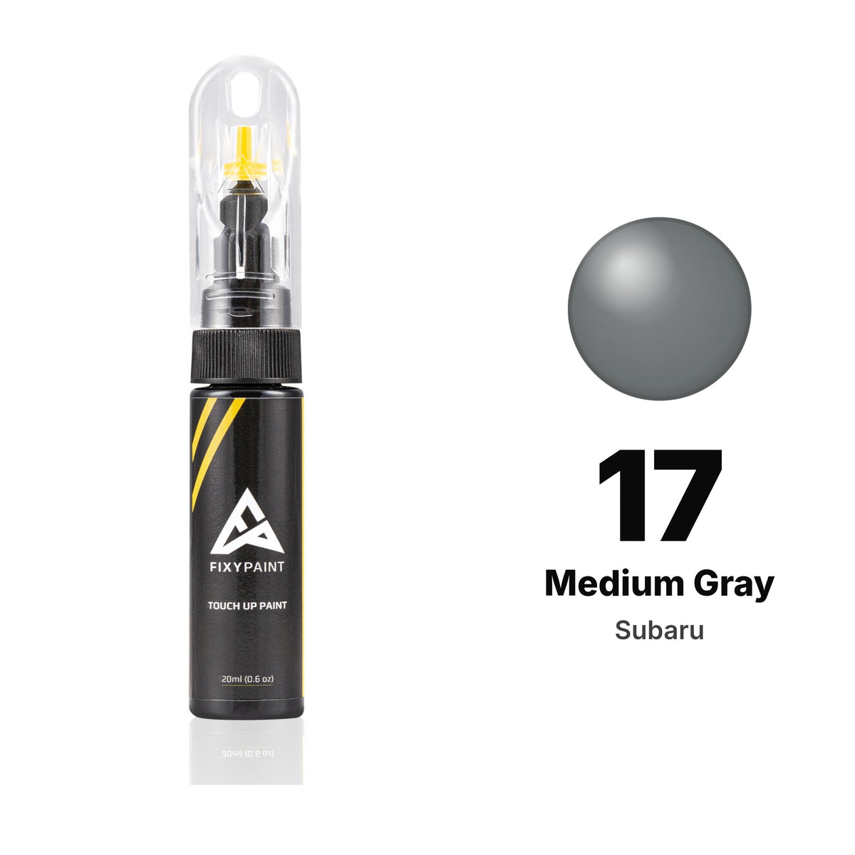Touch-up paint for Subaru 17 Medium Gray, Basic kit