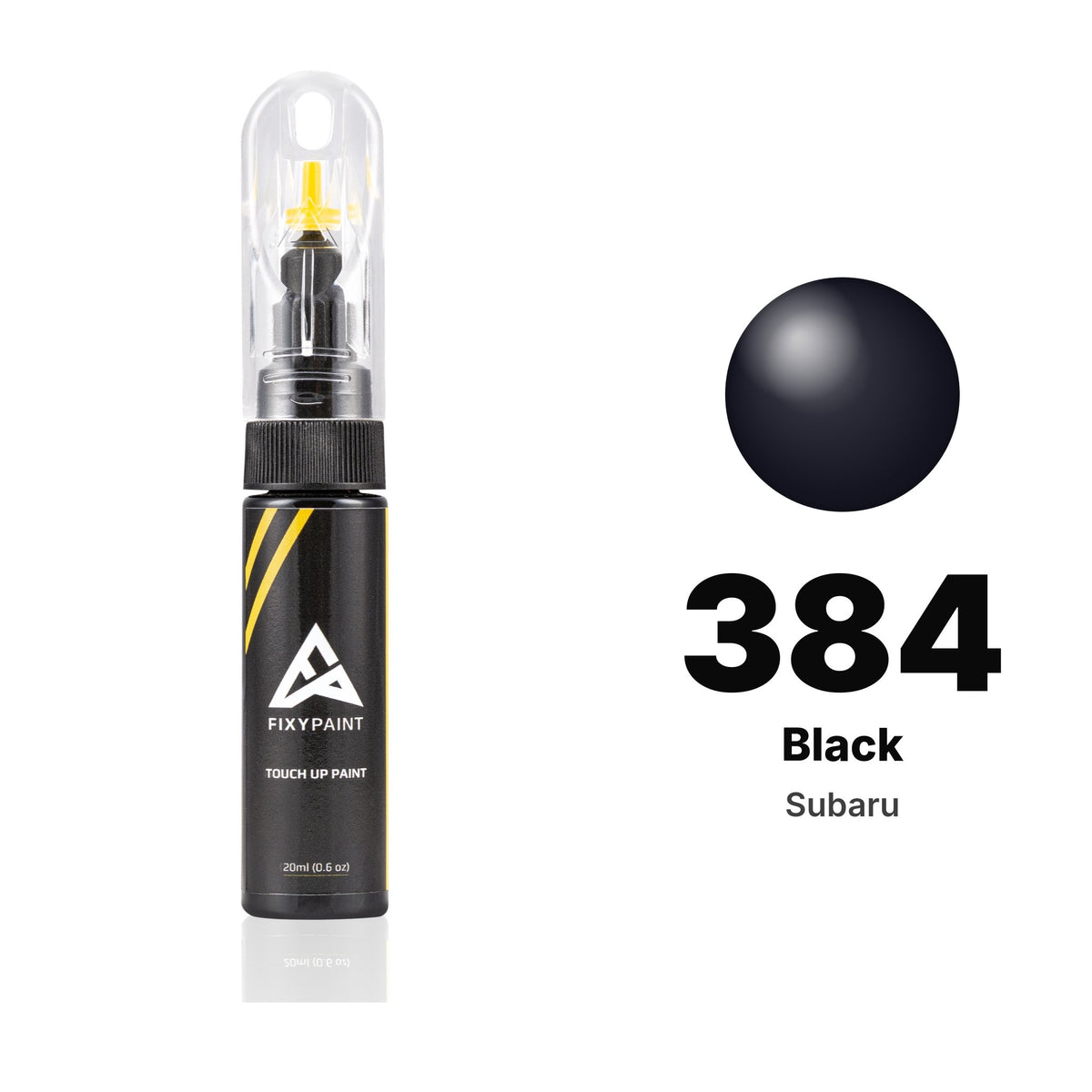 Touch-up paint for Subaru 384 Black, Basic kit