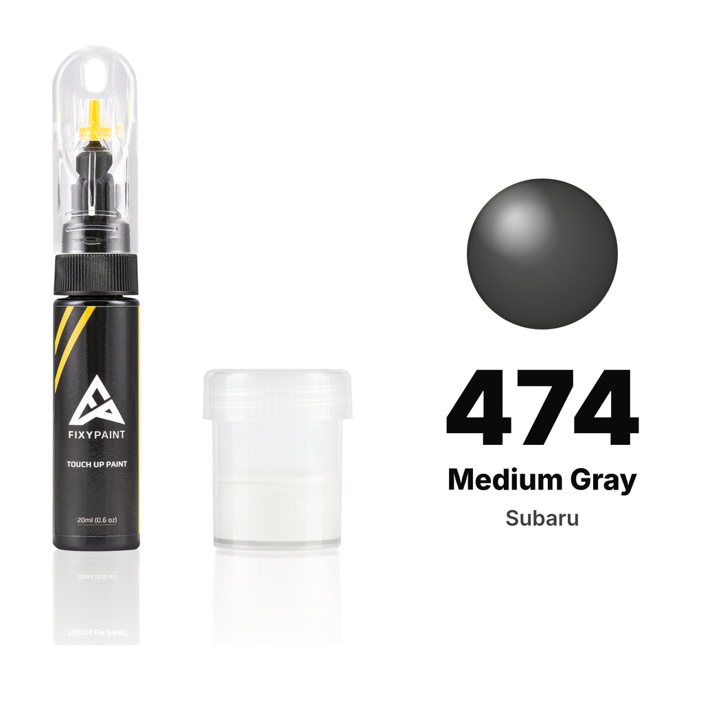 Touch-up paint for Subaru 474 Medium Gray, Standard kit