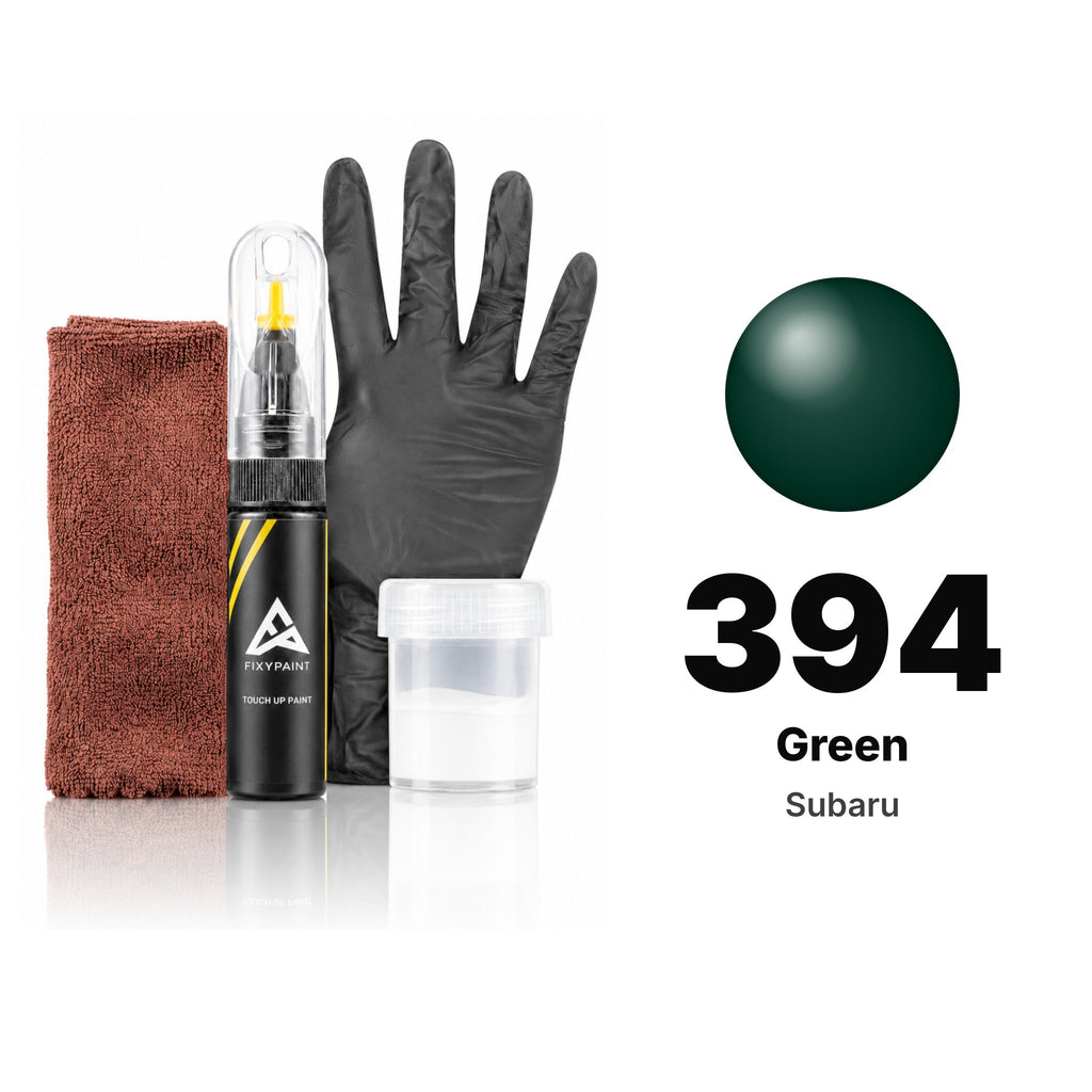 Touch-up paint for Subaru 394 Green, Complete kit