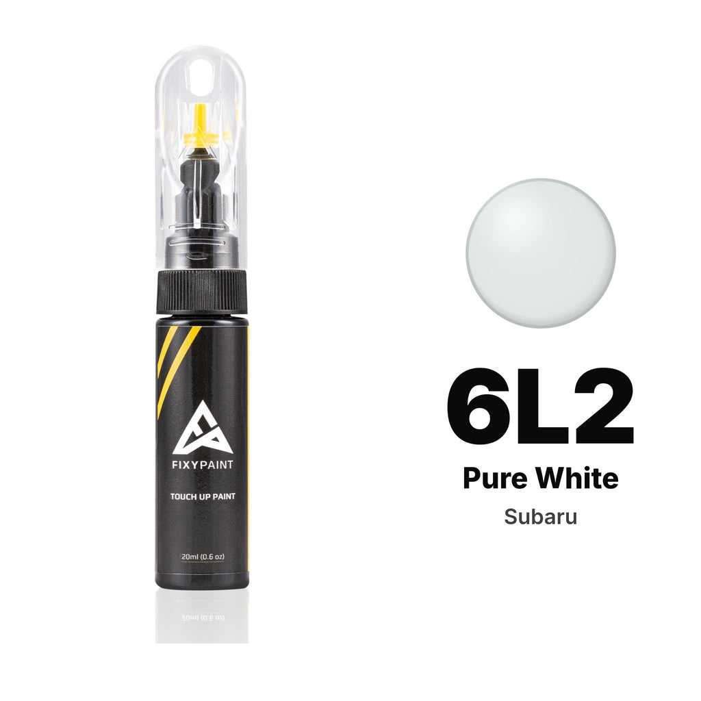 Touch-up paint for Subaru 6L2 Pure White, Basic kit