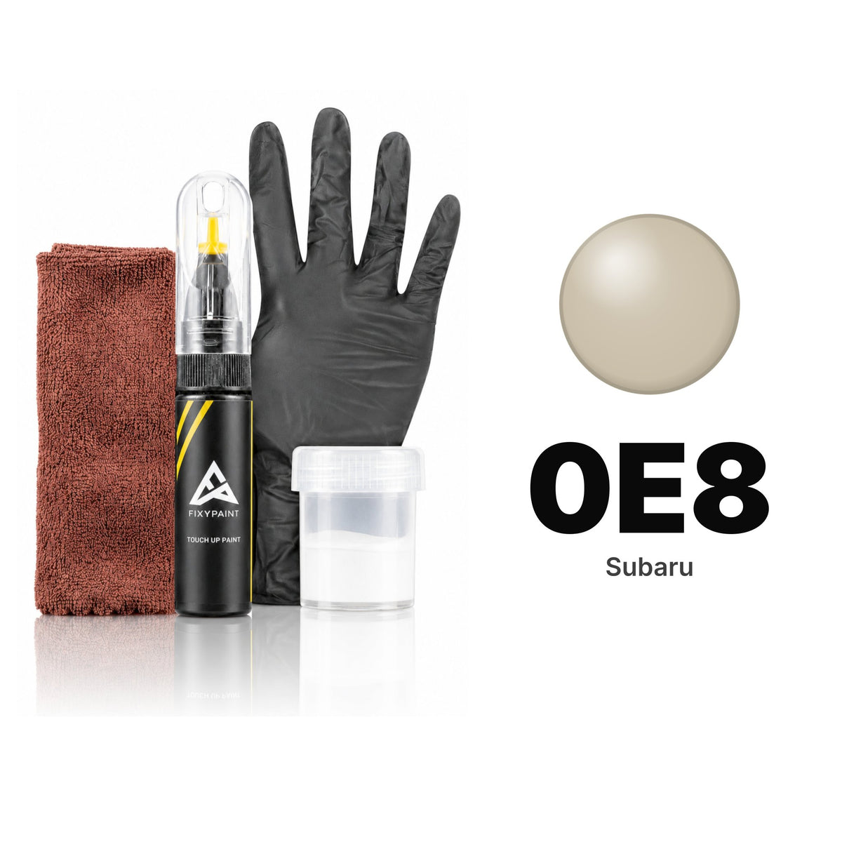 Touch-up paint for Subaru 0E8, Complete kit