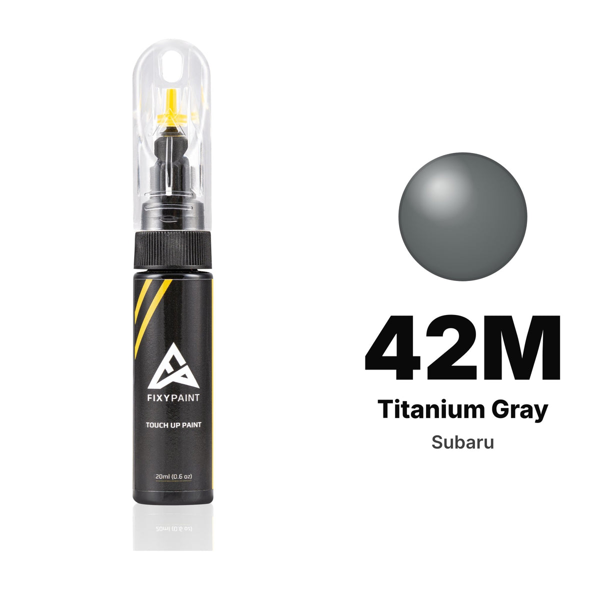 Subaru 42M Titanium Gray touch-up paint, Basic kit