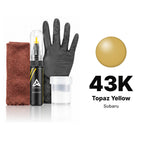 Touch-up paint for Subaru 43K Topaz Yellow, Complete kit