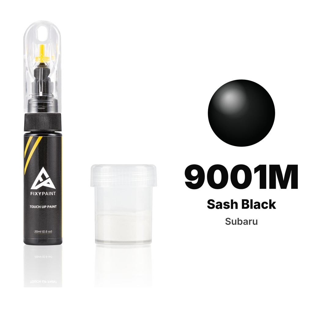 Touch-up paint for Subaru 9001M Sash Black, Standard kit