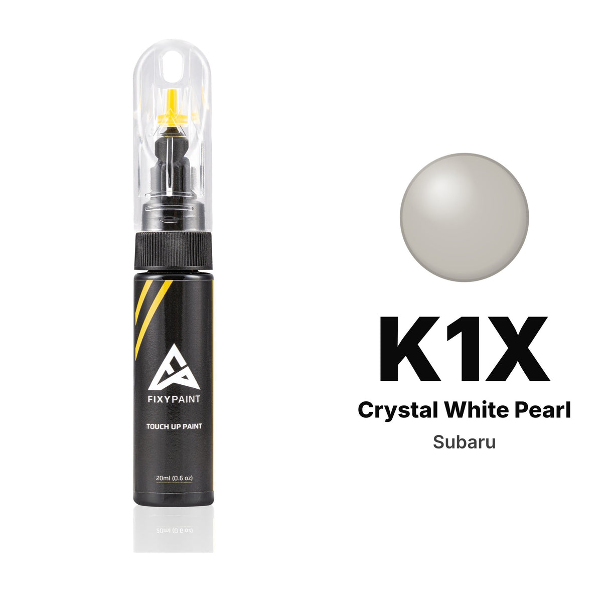 Touch-up paint for Subaru K1X Crystal White Pearl, Basic kit