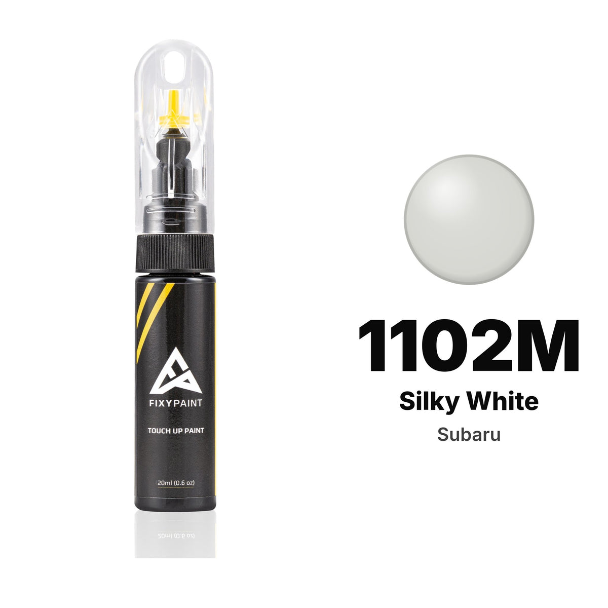 Touch-up paint for Subaru 1102M Silky White, Basic kit