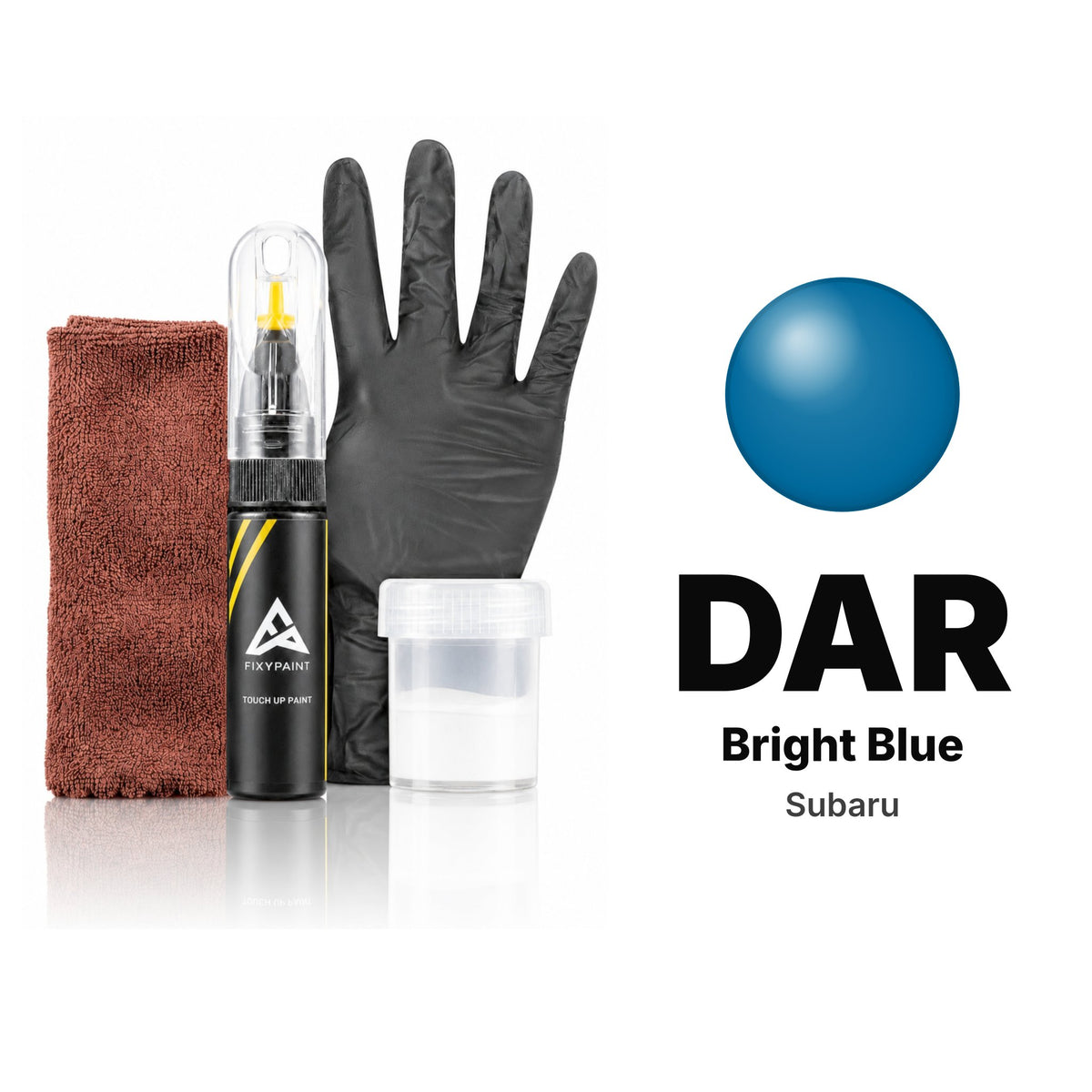 Touch-up paint for Subaru DAR Bright Blue, Complete kit