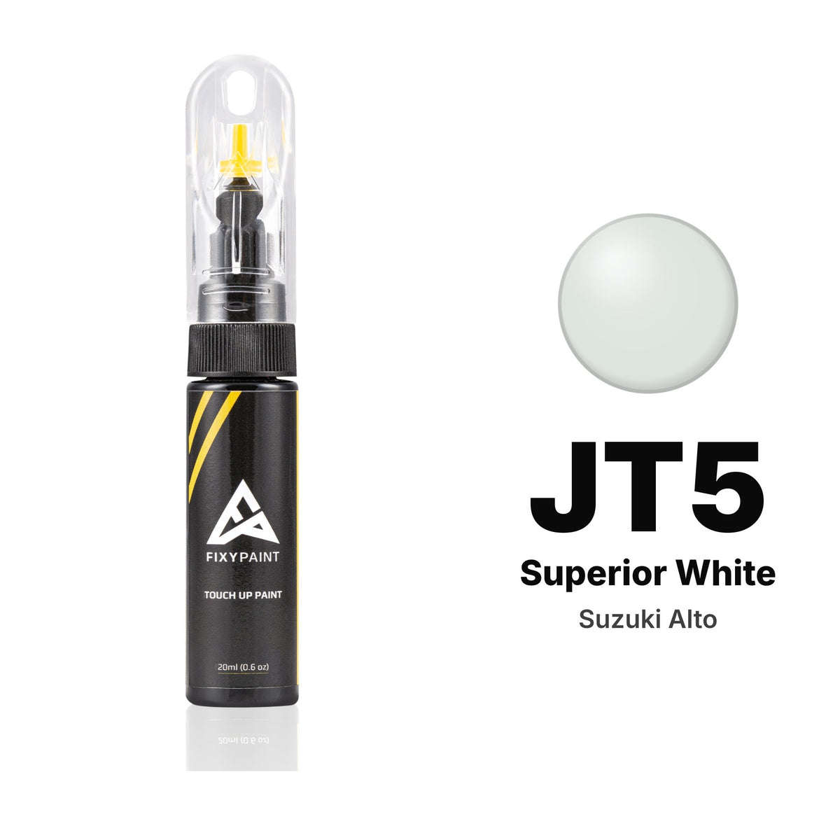 Pintura de retoque para Suzuki Alto – JT5 Superior White (2002), kit Básico