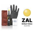 Peinture de retouche pour Suzuki Alto – ZAL Brilliant Yellow (2004–2006), kit Complet