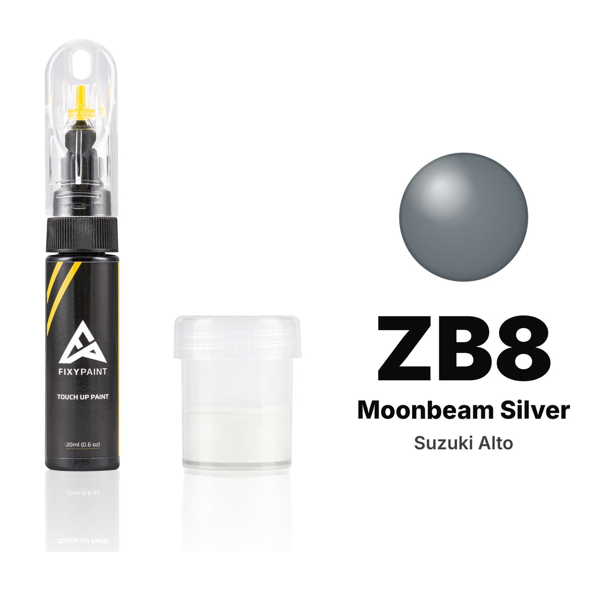 Touch-up paint for Suzuki Alto ZB8 Moonbeam Silver, Standard kit