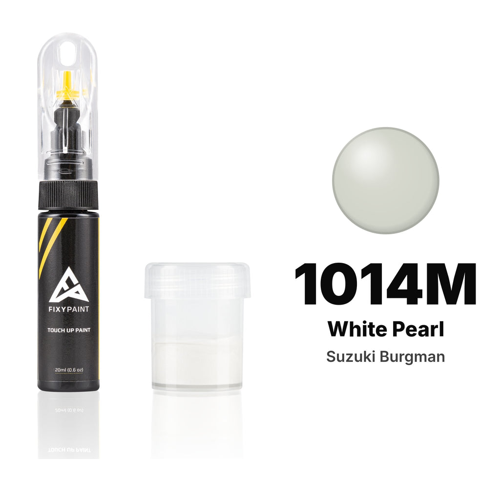 Touch-up paint for Suzuki Burgman 1014M White Pearl, Standard kit