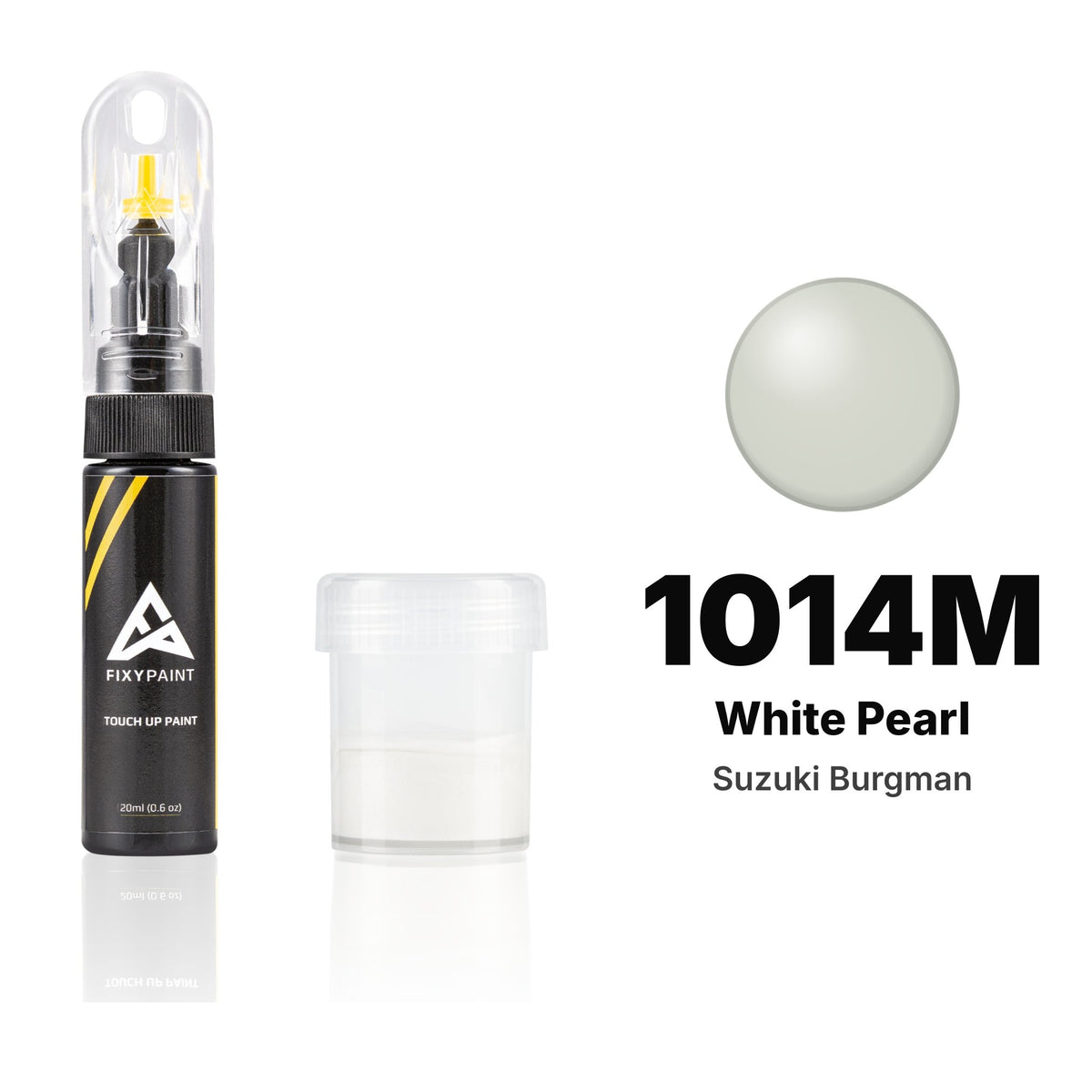 Touch-up paint for Suzuki Burgman 1014M White Pearl, Standard kit