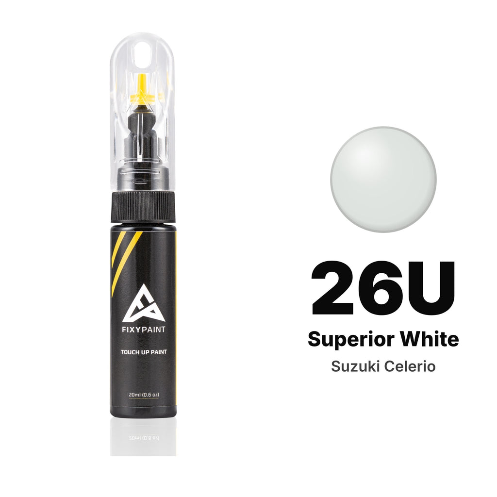 Touch-up paint for Suzuki Celerio 26U Superior White, Basic kit