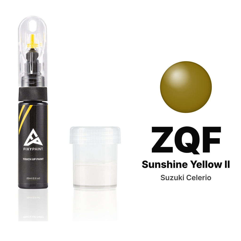 Touch-up paint for Suzuki Celerio ZQF Sunshine Yellow II, Standard kit