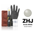 Touch-up paint for Suzuki Celerio ZHJ Arctic White, Complete kit