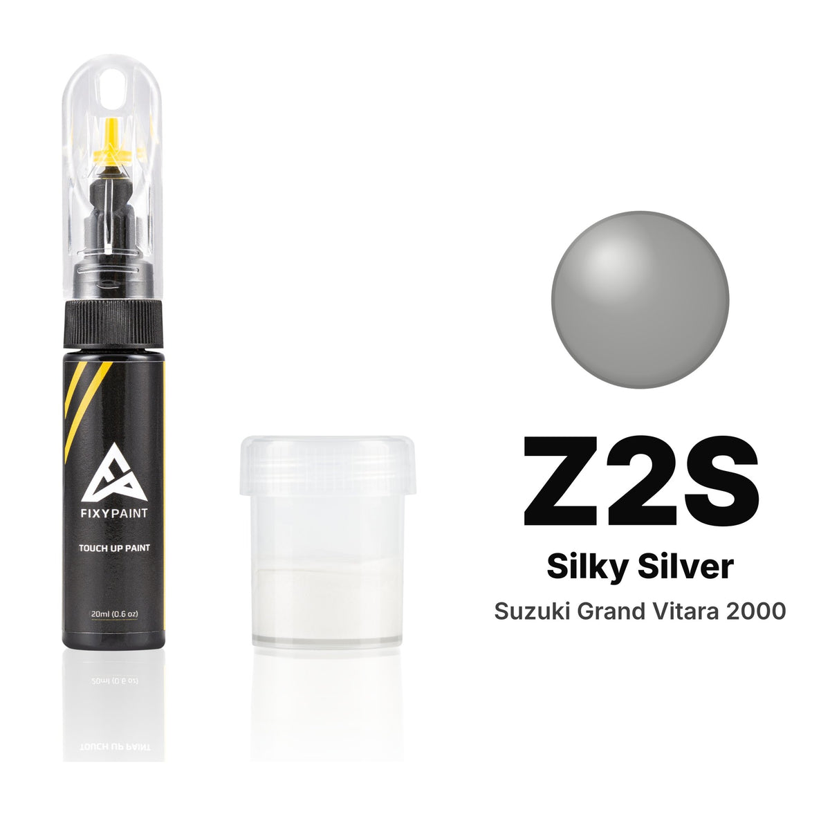Touch-up paint for Suzuki Grand Vitara 2000 Z2S Silky Silver, Standard kit
