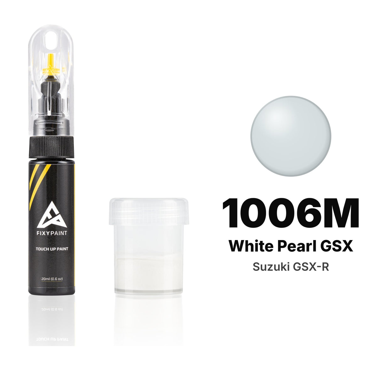 Lackstift für Suzuki GSX-R – 1006M White Pearl GSX (ab 2002), Set Standard