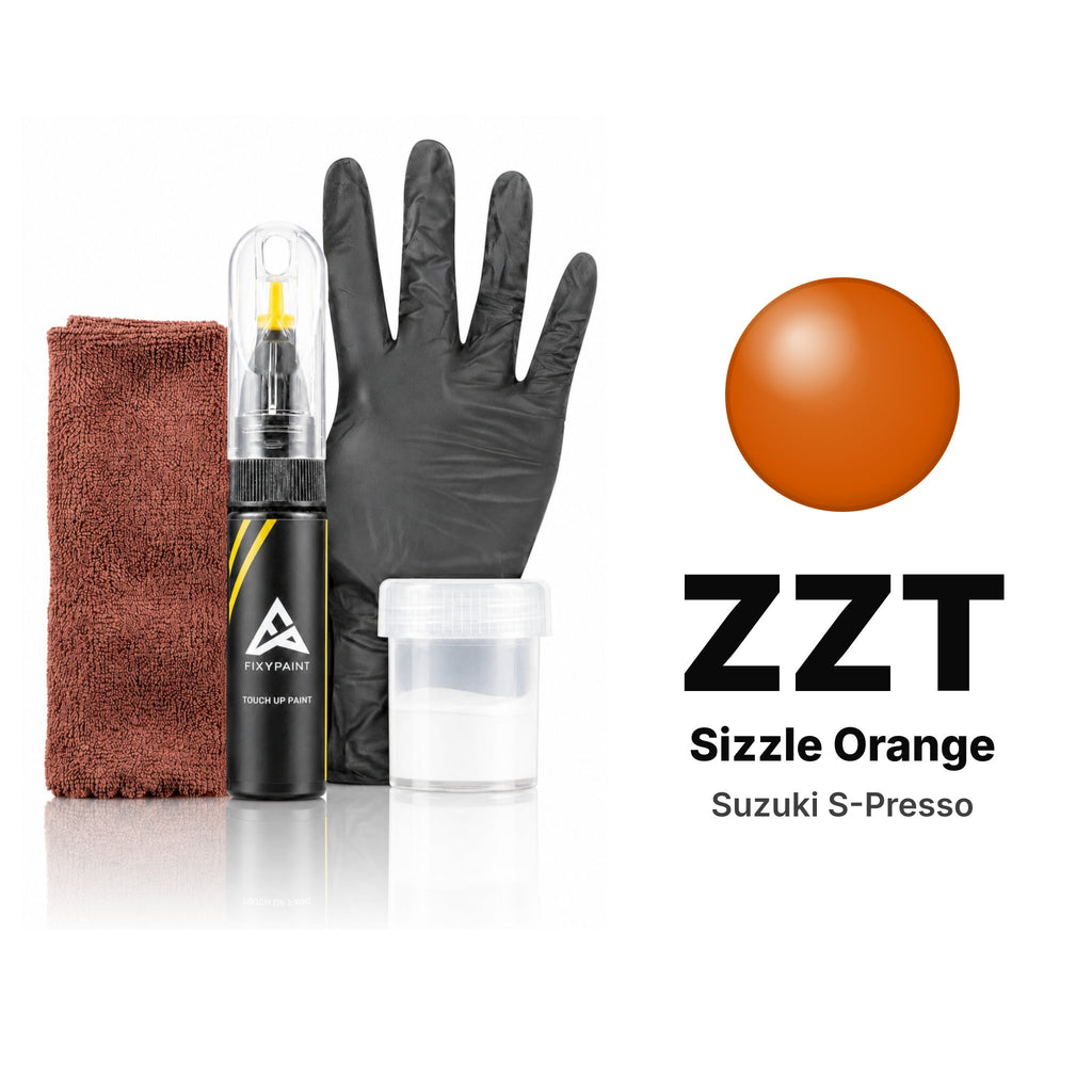 Pintura de retoque para Suzuki S-Presso – ZZT Sizzle Orange (desde 2021), kit Completo