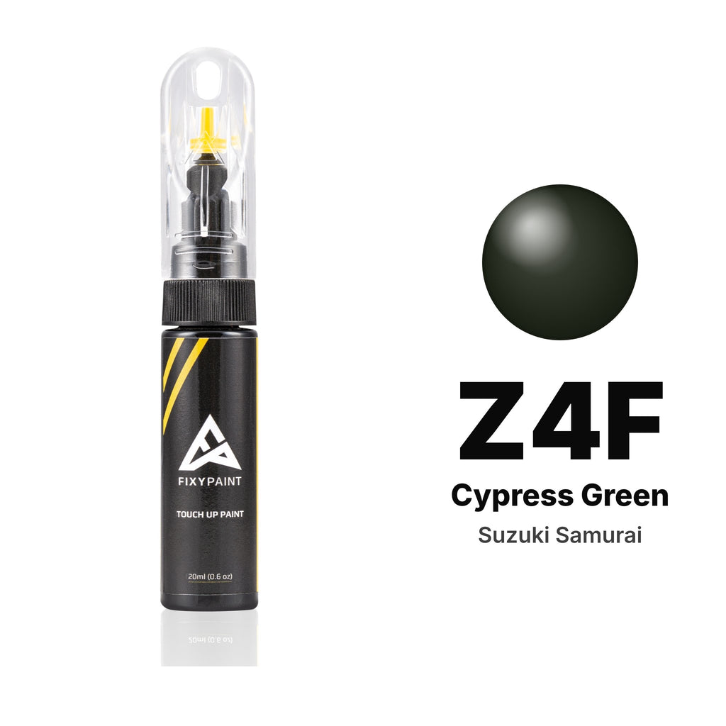 Touch-up paint for Suzuki Samurai Z4F Cypress Green, Basic kit