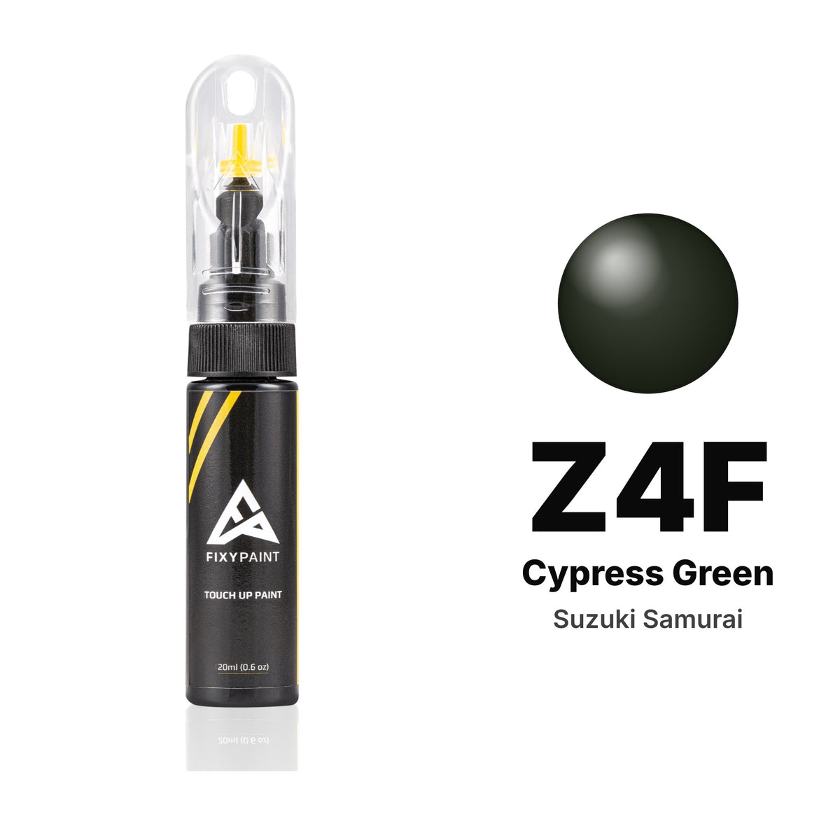 Touch-up paint for Suzuki Samurai Z4F Cypress Green, Basic kit