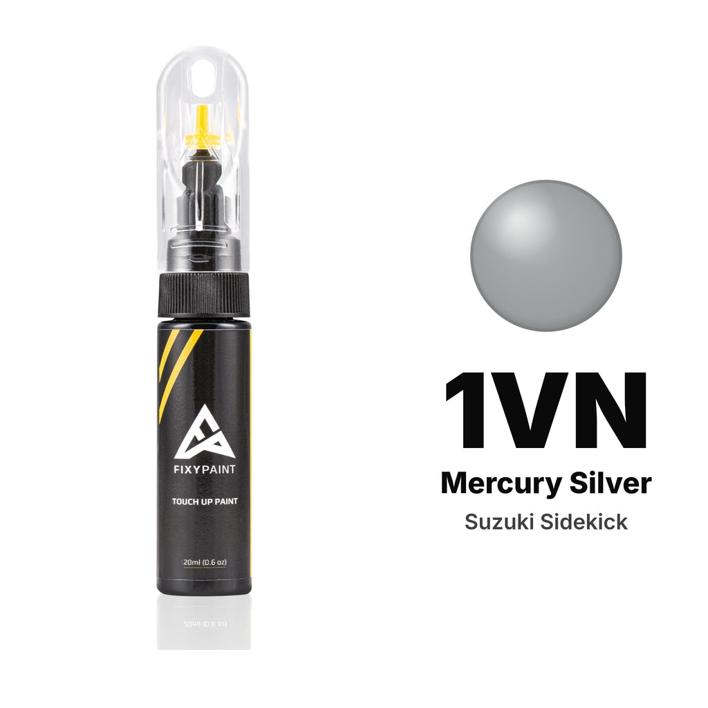 Touch-up paint for Suzuki Sidekick 1VN Mercury Silver, Basic kit