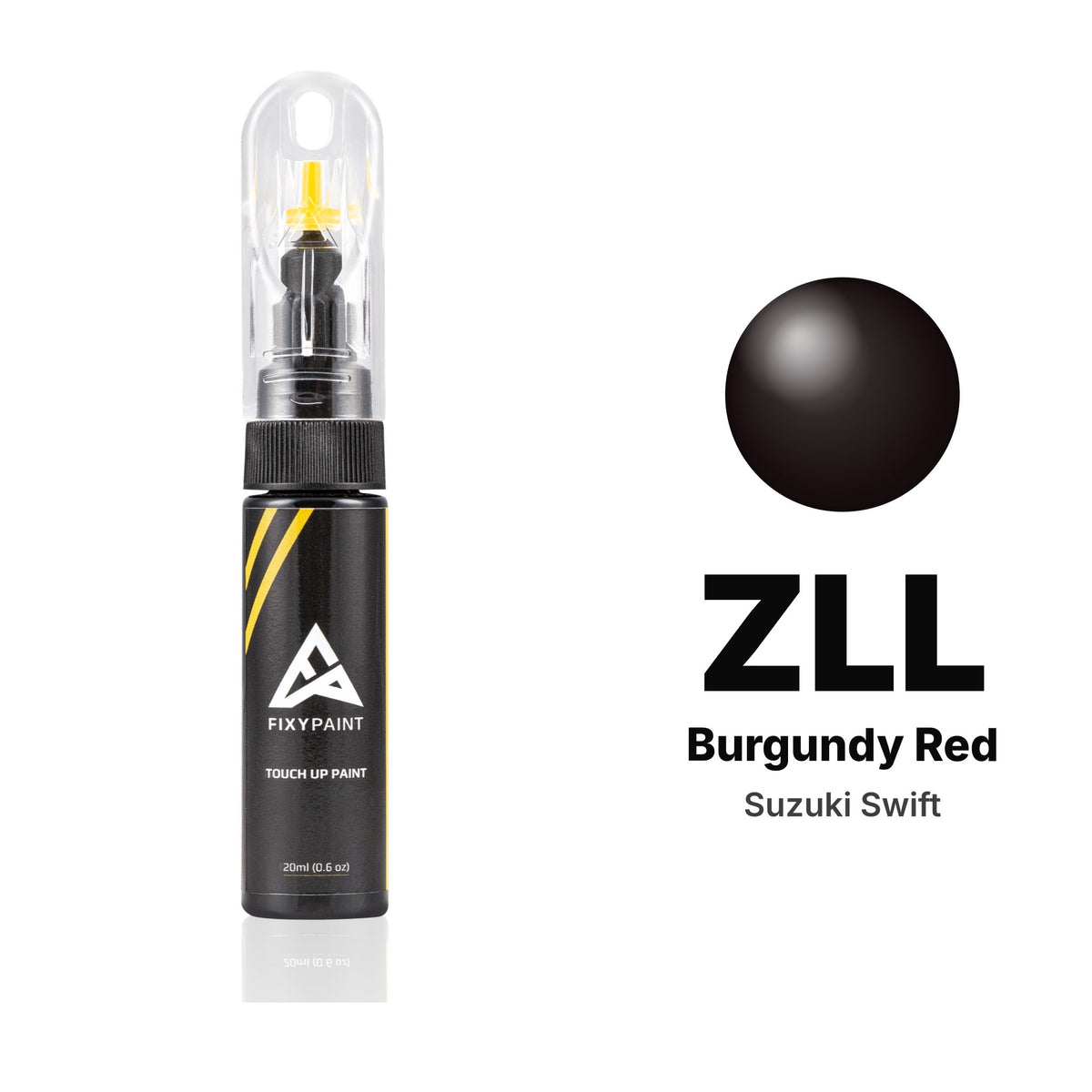Pintura de retoque para Suzuki Swift – ZLL Burgundy Red (2009–2010), kit Básico