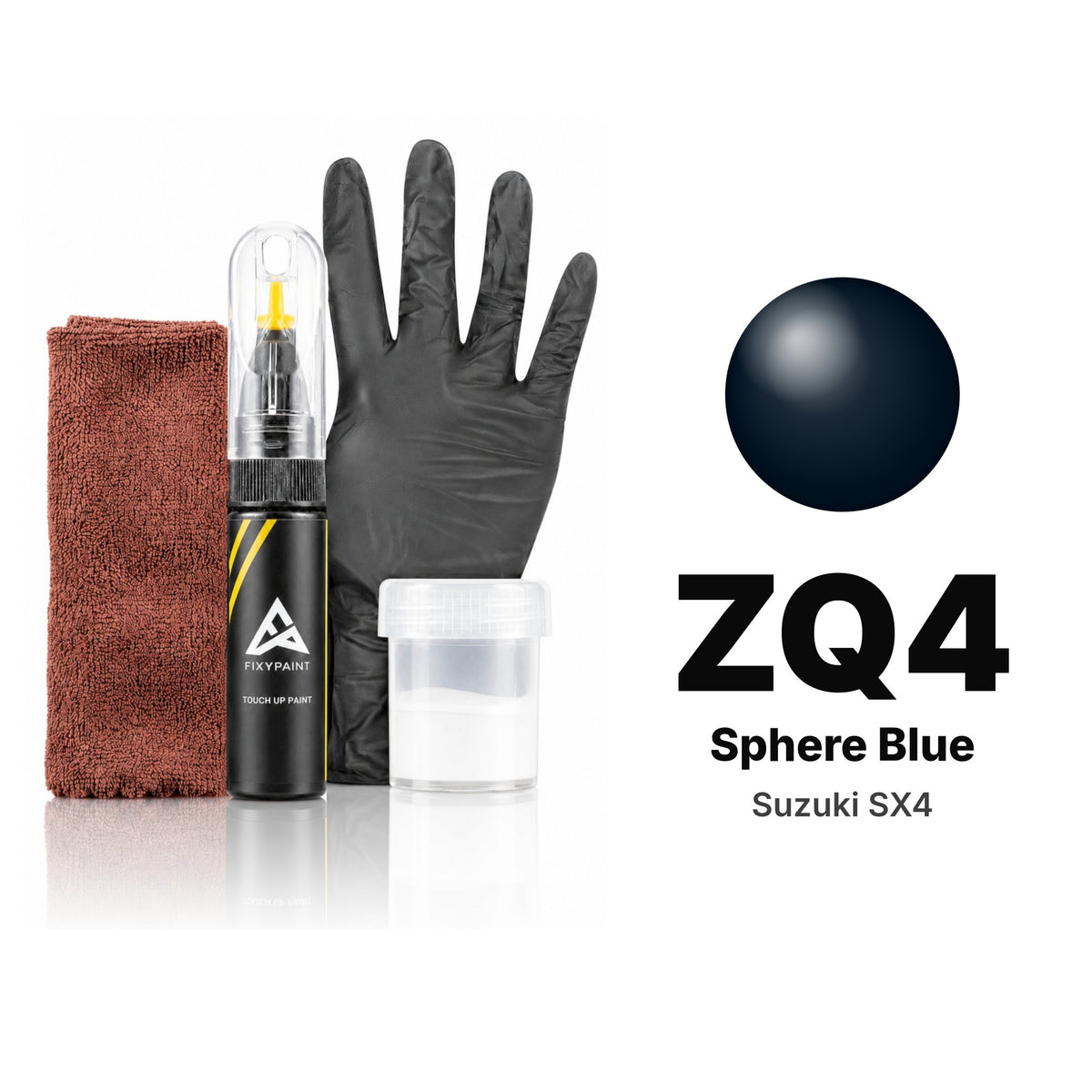 Touch-up paint for Suzuki SX4 ZQ4 Sphere Blue, Complete kit
