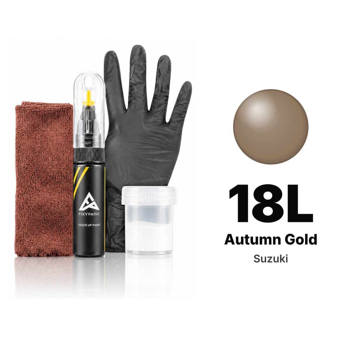 Touch-up paint for Suzuki 18L Autumn Gold, Complete kit