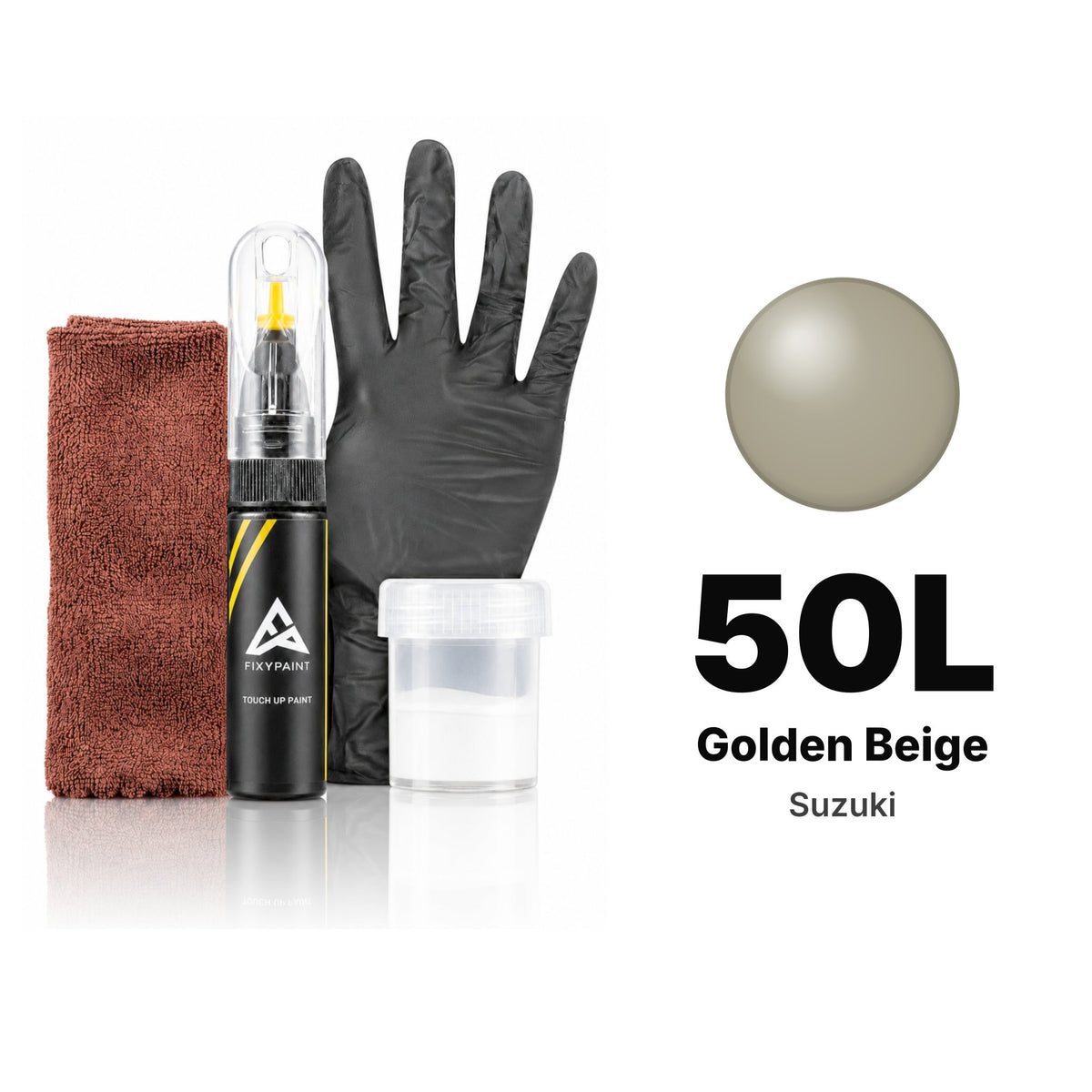 Touch-up paint for Suzuki 50L Golden Beige, Complete kit