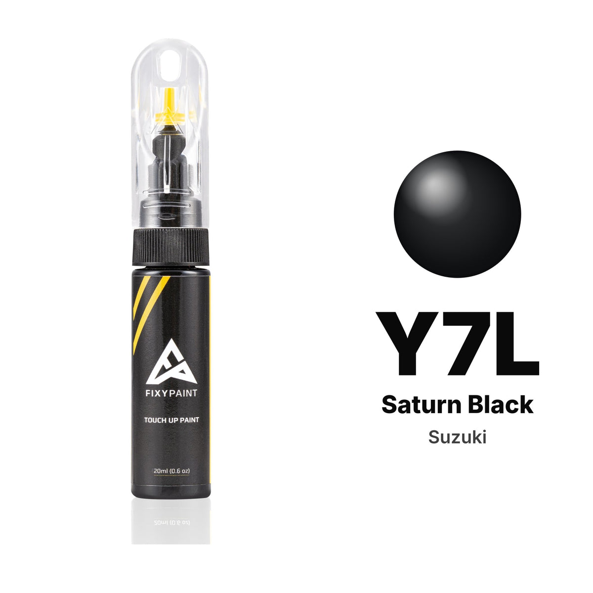 Suzuki Y7L Saturn Black touch-up paint, Basic kit